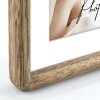 Cadre en bois ZEP Gressan brun 20x30 cm avec passe-partout 15x20 cm