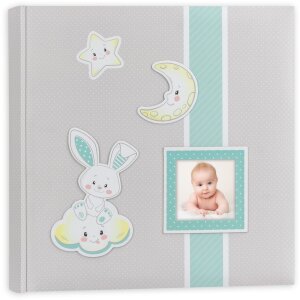 ZEP Baby Album Fred 32x32 cm bleu 60 pages blanches