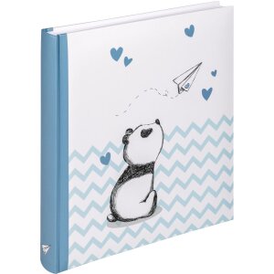 Walther Baby Album Little Panda bleu 28x30,5 cm 50 pages...