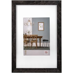 Fiorito cadre en bois 30x45 cm gris foncé