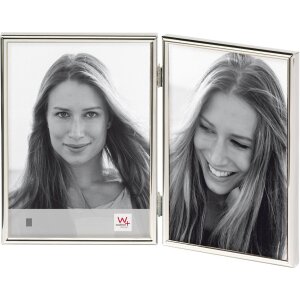 Walther cadre double Chloe 2 photos 9x13 cm argent...