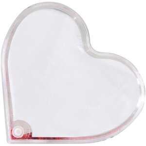 Cadre acrylique Heart 9,4x7,6 cm