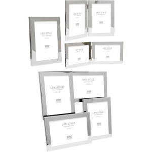 Cadre photo S57MQ1 argent brillant 10x15 cm et 13x18 cm