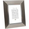 Cadre plastique S41N argent 24x30 cm verre premium