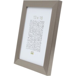 Cadre plastique S41VD1 argent 20x25 cm verre antireflet