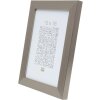 Cadre plastique S41VD1 argent 24x30 cm verre antireflet