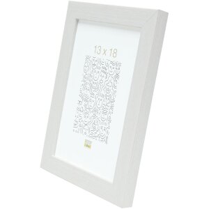 Cadre plastique S41VF1 blanc 10x15 cm verre antireflet