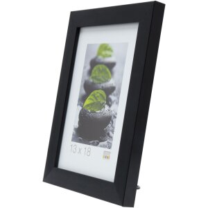 Cadre plastique S41VH2 noir 15x20 cm verre antireflet