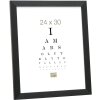 Cadre plastique S41VH2 noir 20x30 cm verre antireflet