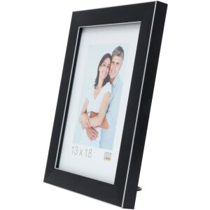 Cadre plastique S41VK noir 30x40 cm verre premium