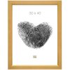 Cadre en bois S42L or 15x20 cm verre premium