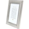 Cadre en bois S42L argent 10x15 cm verre premium