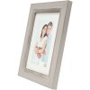 Cadre en bois S42L beige 18x24 cm verre premium