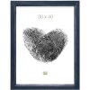 Cadre en bois S42L bleu 20x30 cm verre premium