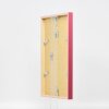 Effect cadre en bois profil 35 rouge 10x10 cm verre normal