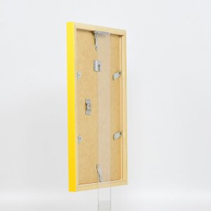 Cadre en bois Top Cube 10x10 cm jaune verre normal