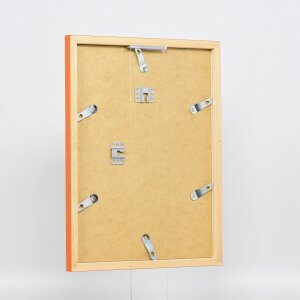 Cadre en bois Top Cube 10x10 cm orange verre normal