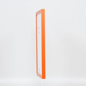 Cadre en bois Top Cube 10x10 cm orange verre normal