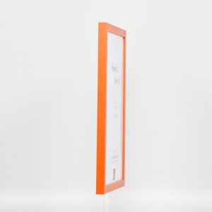 Cadre en bois Top Cube 10x10 cm orange verre normal