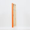 Cadre en bois Top Cube 10x10 cm orange verre normal