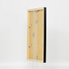 Cadre en bois Top Cube 10x10 cm noir Verre antireflet