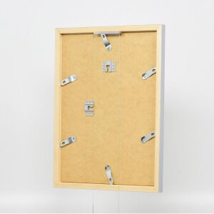 Cadre en bois Top Cube 10x10 cm argent verre normal