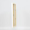 Cadre en bois Effect Top N blanc 10x10 cm verre normal