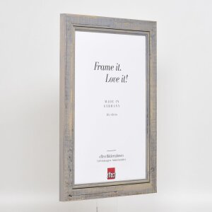 Effect Cadre photo en bois massif 2240 gris 10x10 cm verre normal