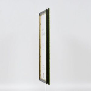 Effect cadre en bois profil 21 vert 10x15 cm verre normal