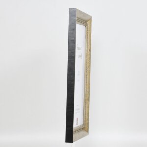 Effect cadre en bois massif profil 28 or 10x15 cm verre clair