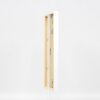 Cadre en bois Effect Profil 35 blanc 10,5x14,8 cm verre normal