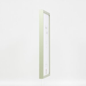 Cadre en bois Effect Profil 35 vert 10,5x14,8 cm Verre antireflet