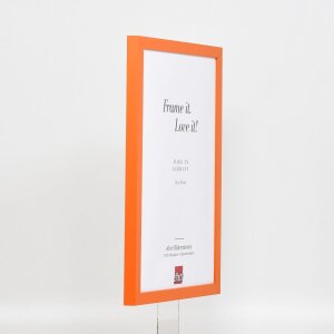 Cadre en bois Top Cube 10,5x14,8 cm orange verre antireflet