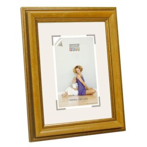 15x20 cm cadre photo plastique GONDA en jaune