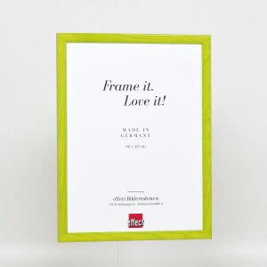 Cadre en bois Effect Profil 89 vert 10,5x14,8 cm verre antireflet