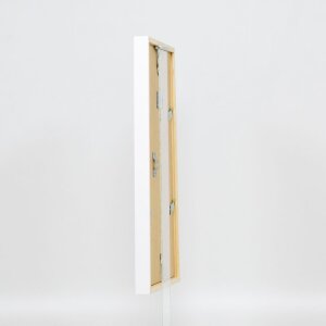 Cadre en bois Effect Profil 35 blanc 10,5x14,8 cm verre normal + entretoise