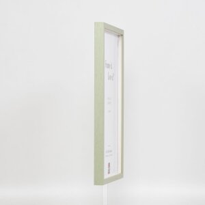 Cadre en bois Effect Profil 35 vert 10,5x14,8 cm verre normal + entretoise