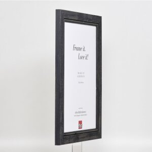 Effect Cadre photo en bois massif 2240 noir 10,5x14,8 cm verre normal