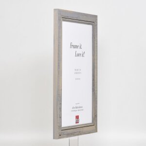 Effect Cadre photo en bois massif 2240 gris 10,5x14,8 cm verre antireflet