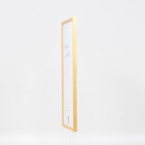 Cadre Effect en bois massif Profil 20 blanc 14,8x21 cm verre normal