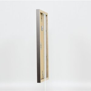 Cadre en bois Top Cube 14,8x21 cm platine verre normal