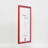 Cadre en bois Effect Profil 89 rouge 14,8x21 cm verre antireflet