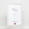 Cadre en bois Effect Profil 2070 verre normal 14,8x21 cm blanc