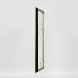 Cadre en bois Effect Profil 21 vert 14,8x21 cm verre musée
