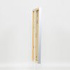 Cadre en bois Top Cube 18x24 cm argent verre normal