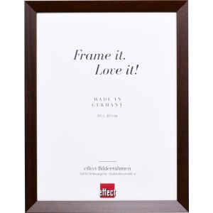 Cadre bois Effect Top N palissandre 18x24 cm verre...