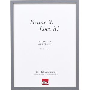 Cadre en bois Effect Profil 35 anthracite 18x27 cm verre...