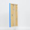 Cadre en bois Top Cube 18x32 cm bleu Verre antireflet