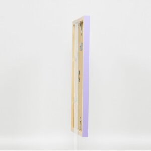 Cadre en bois Top Cube 18x32 cm lilas verre musée