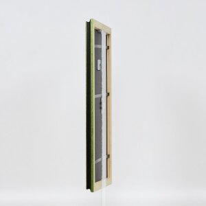 Effect cadre en bois profil 21 vert 20x20 cm verre normal